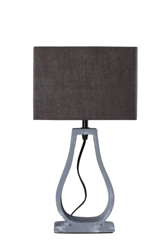 Lampa stołowa Candellux Femo brązowa E27 Łatwy zwrot