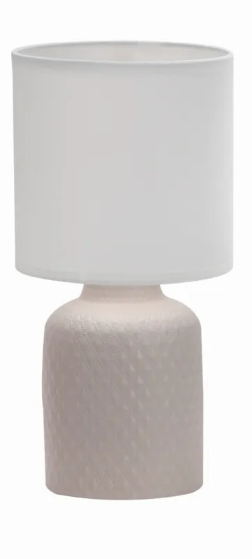 Lampa stołowa Candellux Iner beżowa 1×E14 Hit sprzedaży