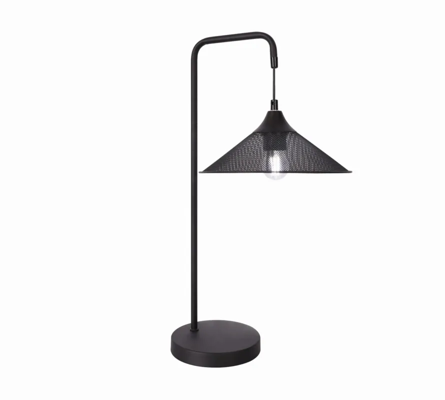 Zamów teraz Lampa stołowa Candellux Kiruna czarna 1×E27