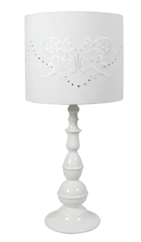 Lampa stołowa Candellux Lans biała 1×E27 Dodaj do koszyka