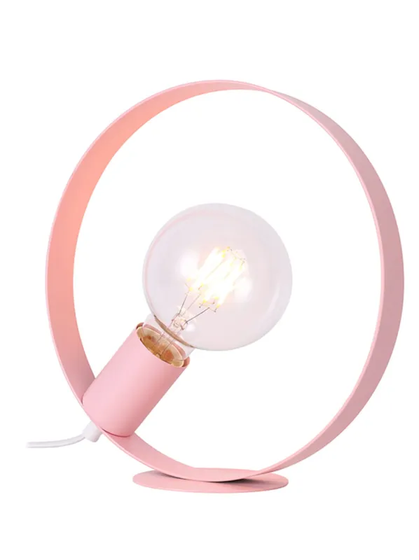 Cena promocyjna Lampa stołowa Candellux Nexo różowa 1×E27