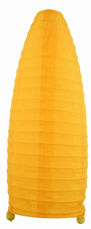 Wybór klientów Lampa stołowa Candellux Papirus żółta papierowa 1×E14