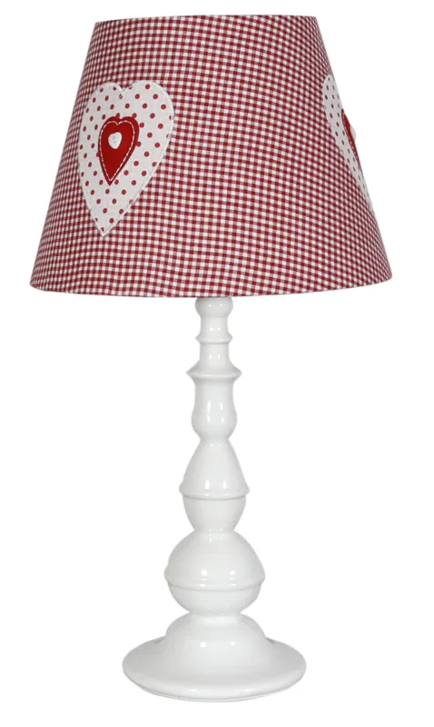 Lampa stołowa Candellux Sweet różowa 1×E27 Ostatnie sztuki