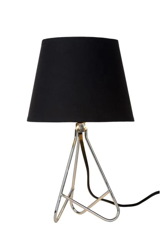 Ekspresowa dostawa Lampa stołowa Gitta srebrny i odcienie srebra, czarny E14 47500/81/11 - Lucide