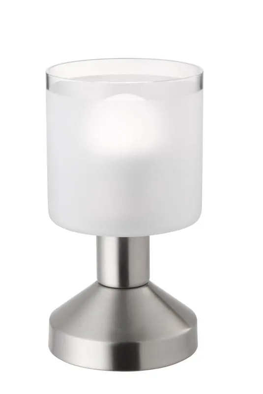 Tani Lampa stołowa Gral srebrny i odcienie srebra E14 R59521007 - RL