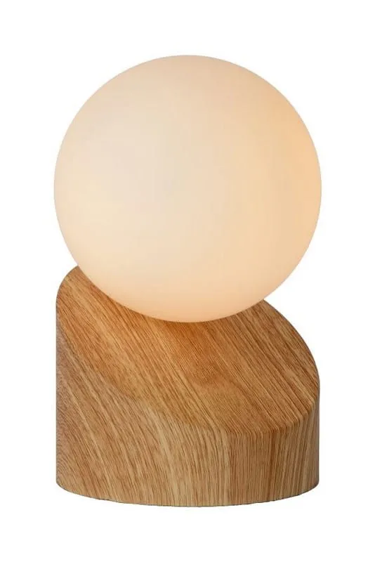 Bestseller Lampa stołowa Len drewno jasne i ciemne G9 45561/01/72 - Lucide