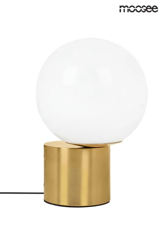 Lampa stołowa PARLA 20 złota – Moosee Dostępne od ręki
