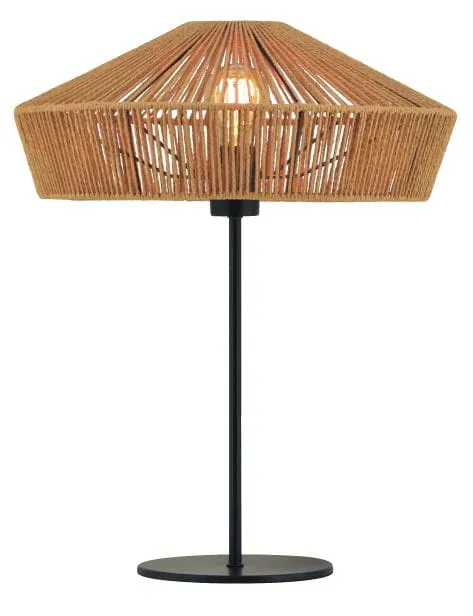 Lampa stołowa Yunkai drewno jasne i ciemne, czarny E27 10513/40/72 - Lucide Najlepsza cena