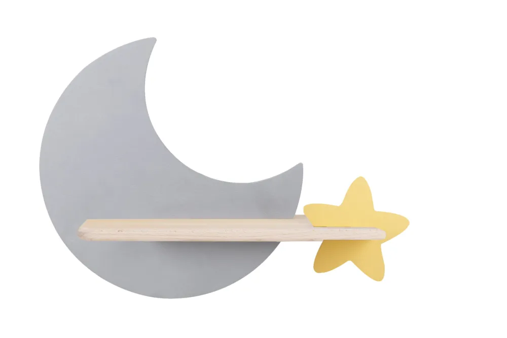 Kinkiet Candellux Moon szaro-złoty LED IQ Kids Super okazja