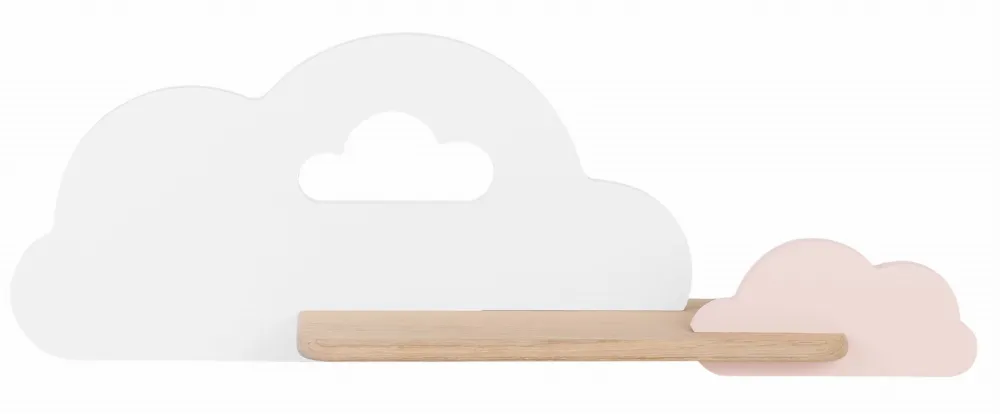Kinkiet Candellux Cloud IQ Kids biały z różowym 1×LED Nowy
