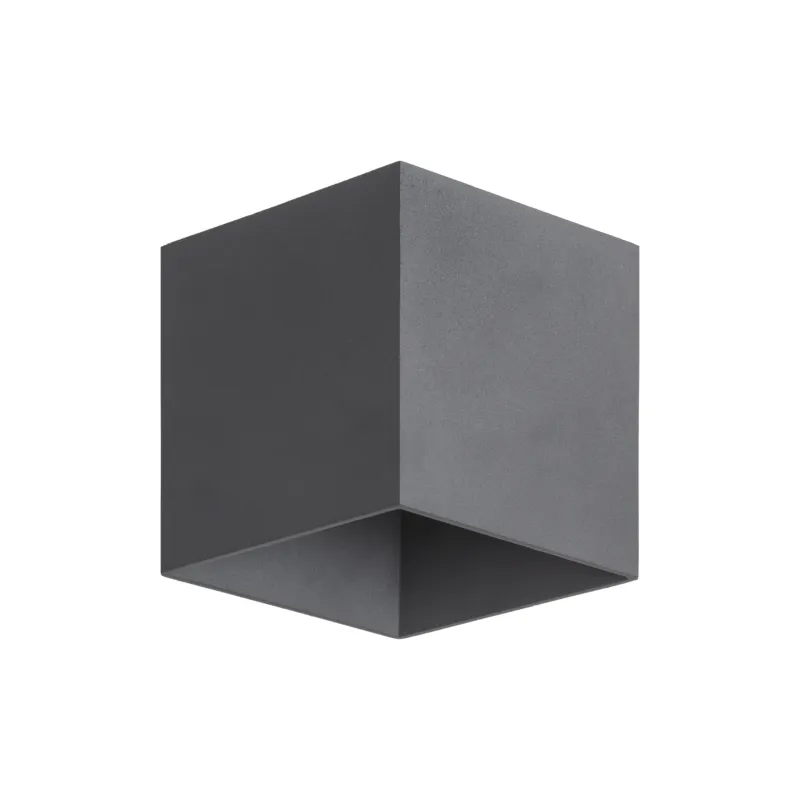 Kinkiet Cube Gray 2x LED - TK Lighting Premium
