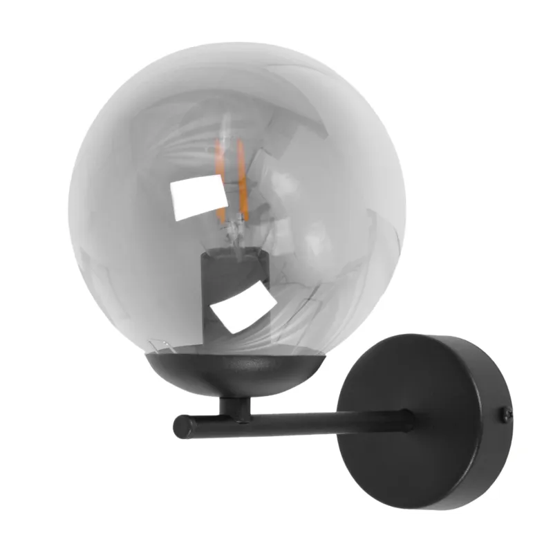 Kinkiet GAMMA K-5307 Czarny, grafitowy 1 źr., E14, 10W LED - Kaja Tani