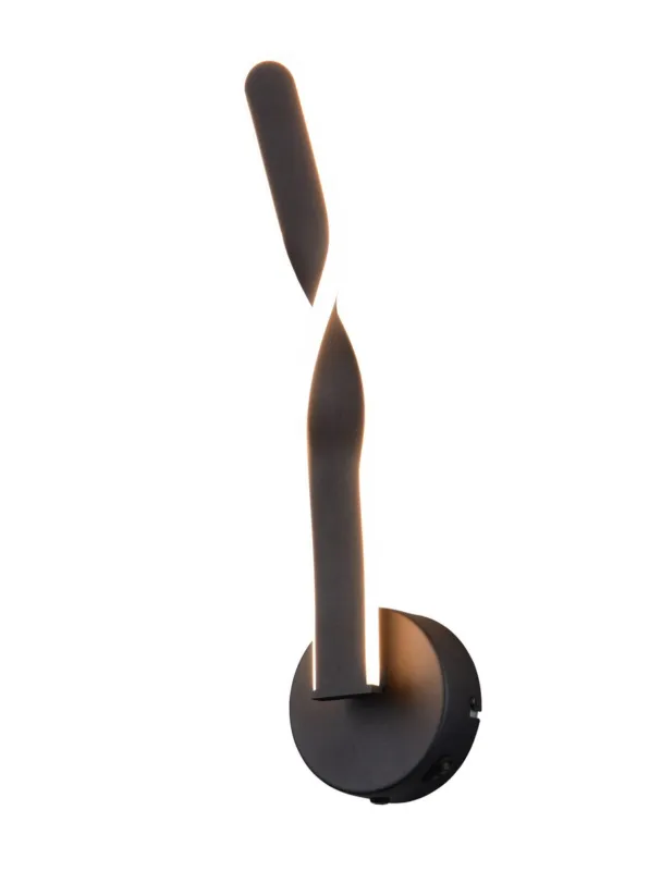Łatwy zwrot Kinkiet Ginko czarny LED zintegrowany R25791732 - RL