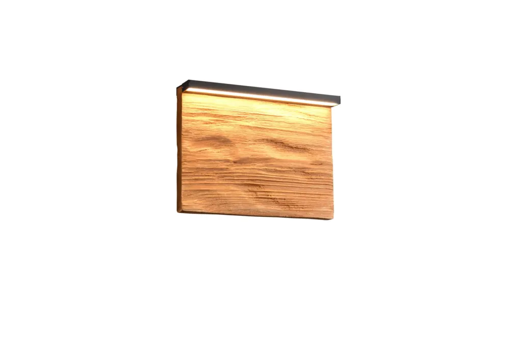 Bestseller Kinkiet Kalea drewno jasne i ciemne LED zintegrowany 255510130 - Trio