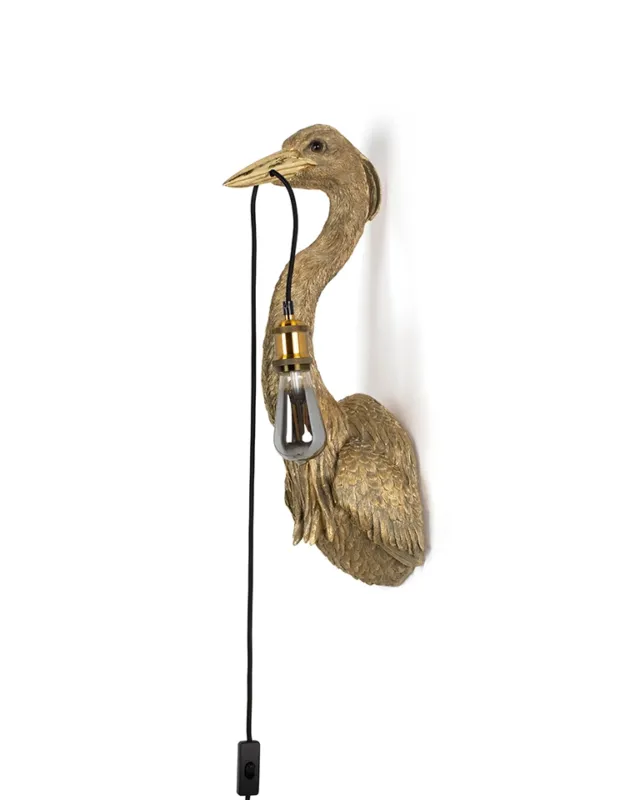 Dostępne od ręki Kinkiet KARE lampa ścienna ANIMAL HERON – Kare Design