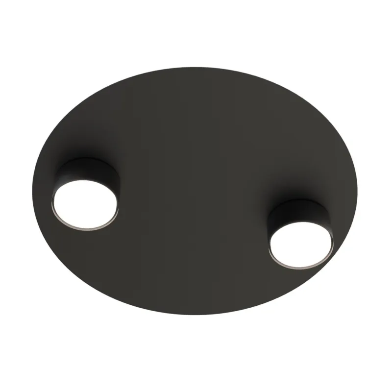 Lampa wisząca Emibig Bolx 2 czarna 2×GX53 Tani