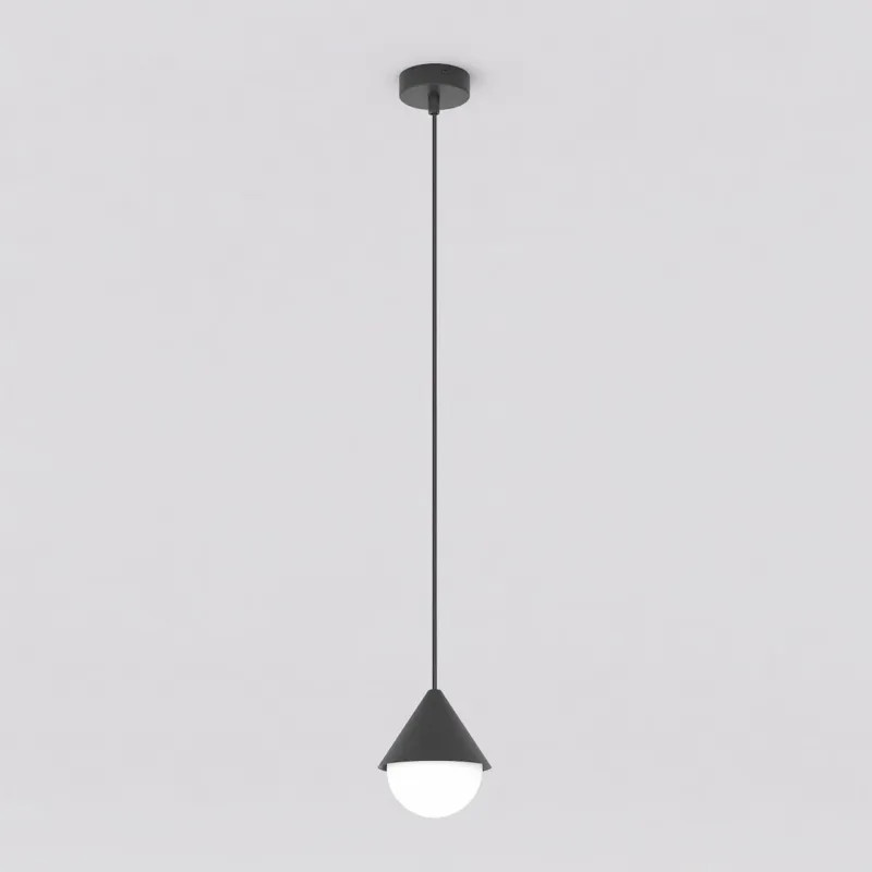 Lampa wisząca Emibig Giro 1661 czarna z białym kloszem 1×G9 Kup online