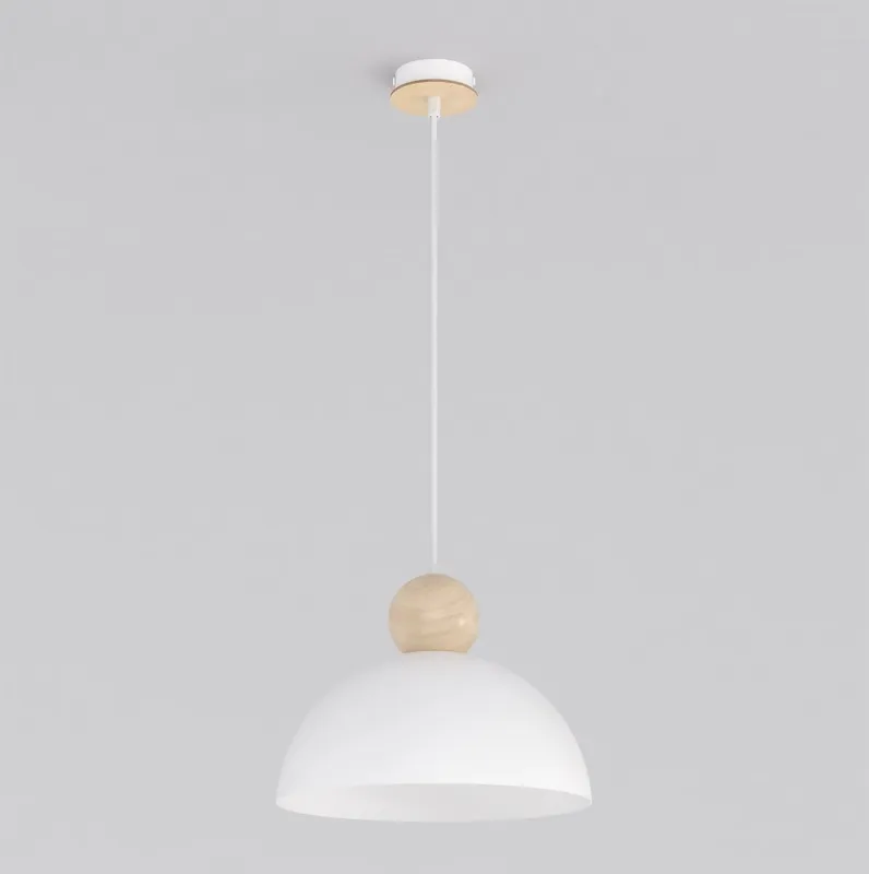Lampa wisząca Emibig Kaki 1677 biała 1×E27 Taniej