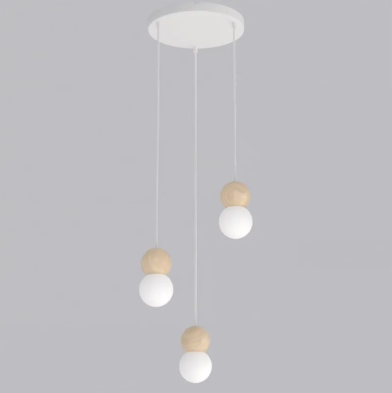 Dostępne od ręki Lampa wisząca Emibig Loop 3 biała 3×G9