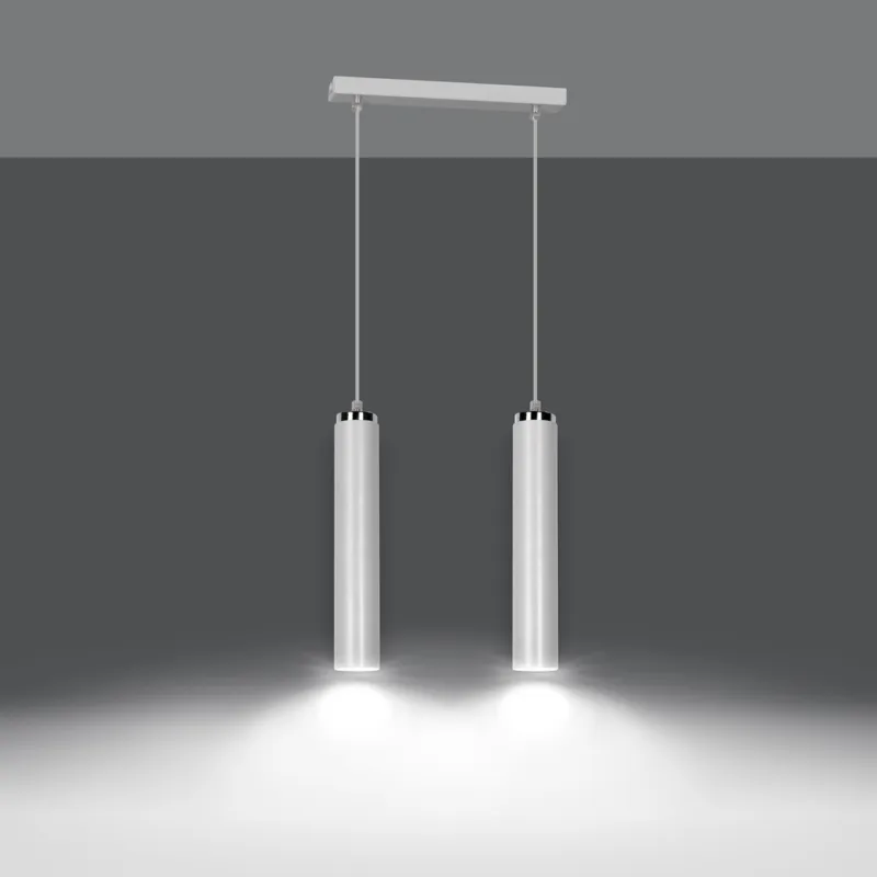 Lampa wisząca Emibig Luna 2 biała 2×GU10 Do wyczerpania zapasów