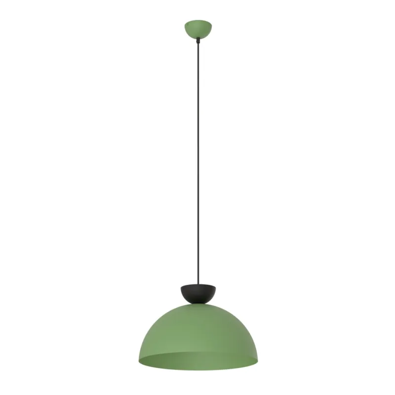 Wybór klientów Lampa wisząca Emibig Lunaro 1473 czarna z zielonym kloszem 1×GX53