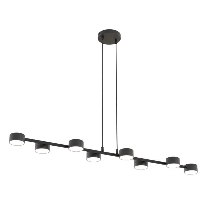 Lampa wisząca Emibig Megara 8 czarna 8×GX53 Obniżka ceny