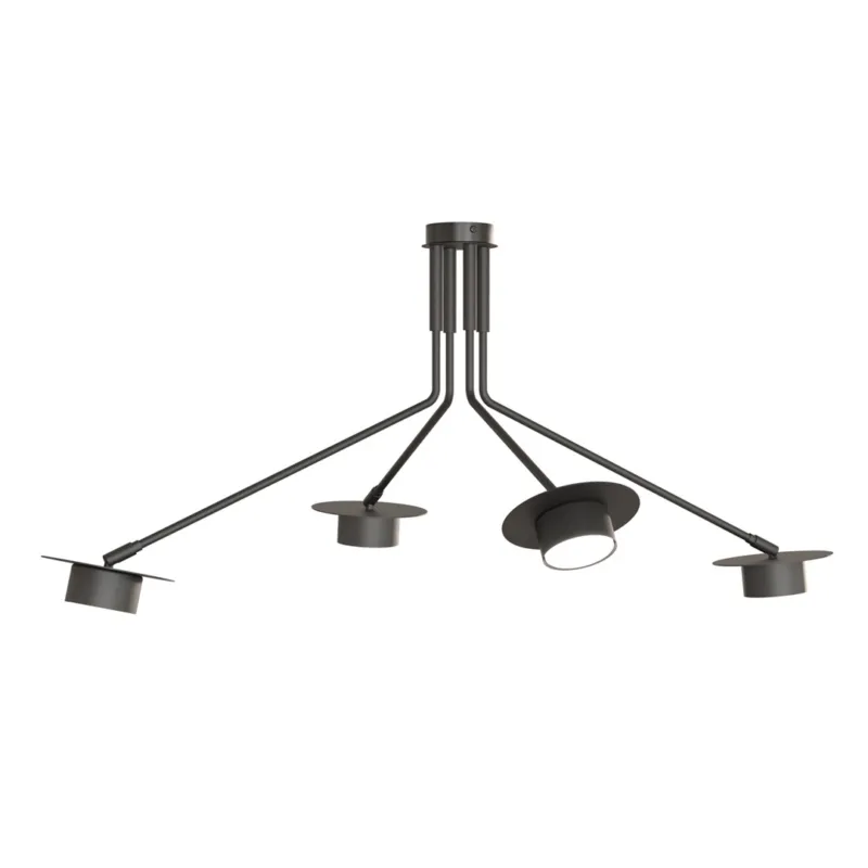 Lampa wisząca Emibig Mizu 4 BL czarna 4×GX53 Ekspresowa dostawa
