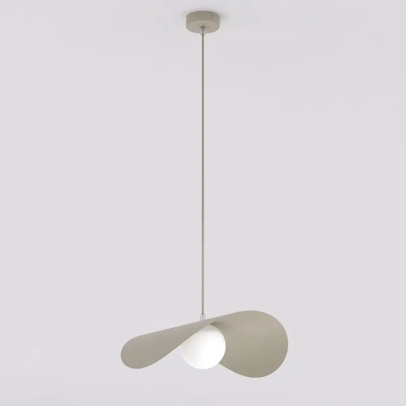 Lampa wisząca Emibig Ritual 1632 beżowa z białym kloszem 1×G9 Hit sprzedaży