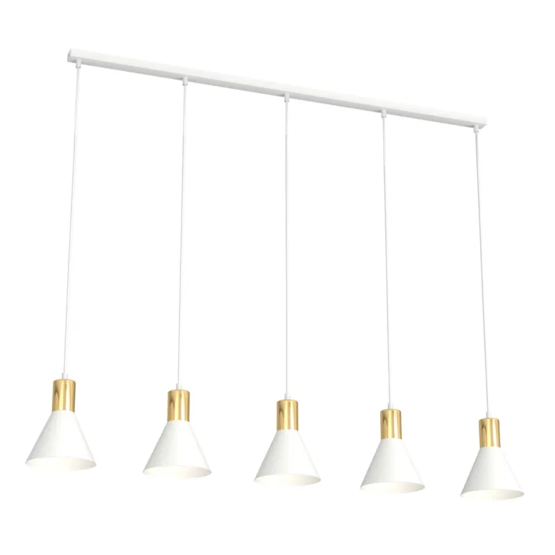 Lampa wisząca Emibig Rosa 5 biała 5×E27 Nowy