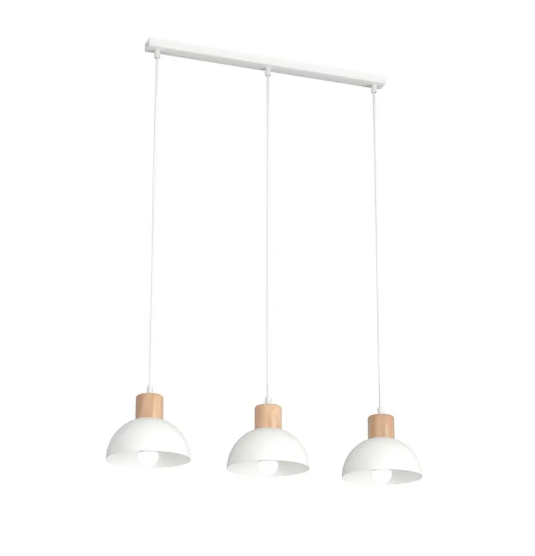 Lampa wisząca Emibig Seco 3 biała 2×E27 Bezpieczne zakupy