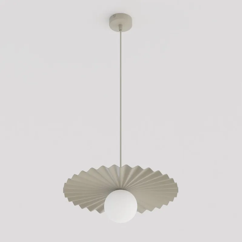 Tylko dziś Lampa wisząca Emibig Umbra beżowa z białym kloszem 1×G9