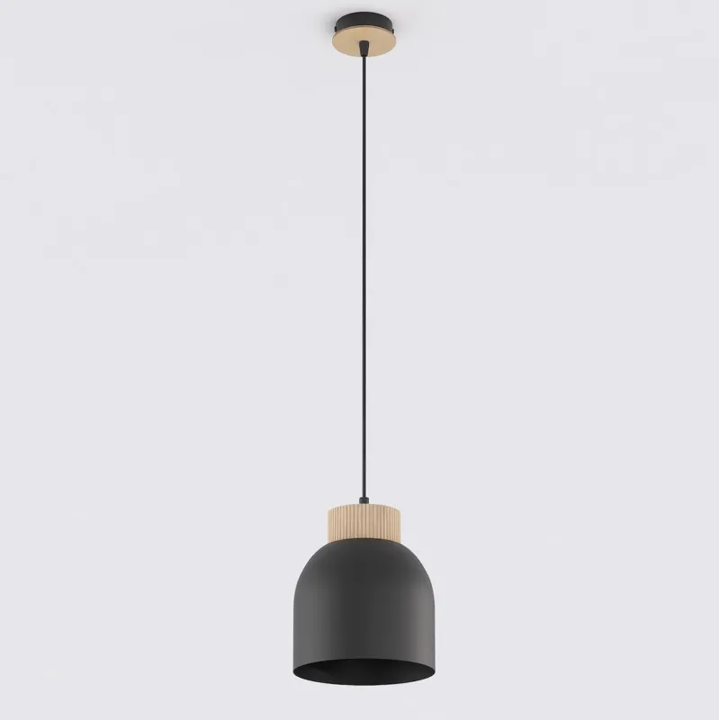 Cena promocyjna Lampa wisząca Emibig Vigo 1 czarna E27