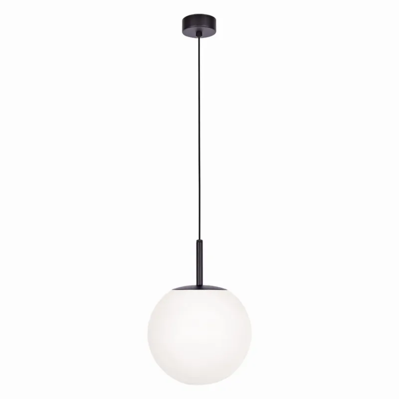 Lampa wisząca FARO K-4887 Czarny, biały matowy 1 źr., E27, 15W LED - Kaja Do wyczerpania zapasów