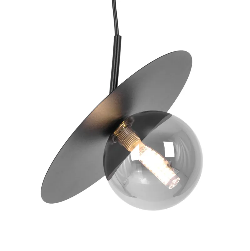 Nowość Lampa wisząca FERMI K-5381 Czarny, grafitowy 1 źr., G9, 10W LED - Kaja