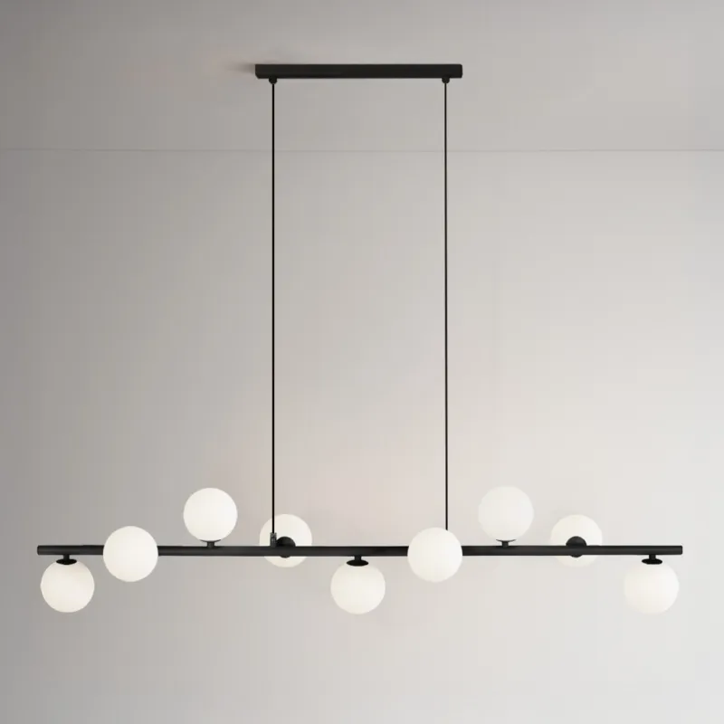 Lampa wisząca FILO K-5853 Czarny, biały 9 źr., G9, 10W LED - Kaja Rabat