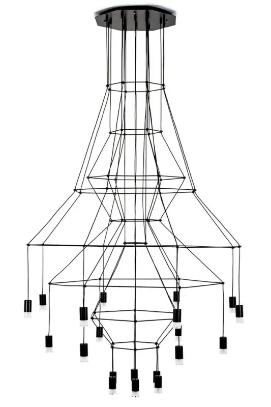 Lampa wisząca FLUSSO 20 czarna – Moosee Zamów teraz