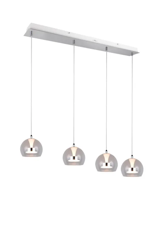 Lampa wisząca Flynt szary i odcienie szarości LED zintegrowany 331610406 - Trio Ograniczona ilość