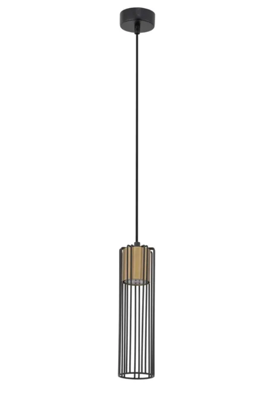 Tani Lampa wisząca Fobia 1xGU10 czarna 33449 Sigma