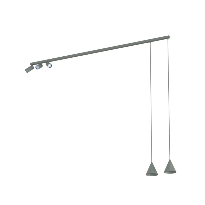 Hit sprzedaży Lampa wisząca FOURTY V 5xGU10 jedwabisty grafit 11472 Nowodvorski