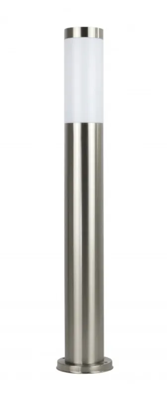 Cena promocyjna Lampa ogrodowa stojąca Inox 40W IP44 srebrna ST 022-650 Su-Ma