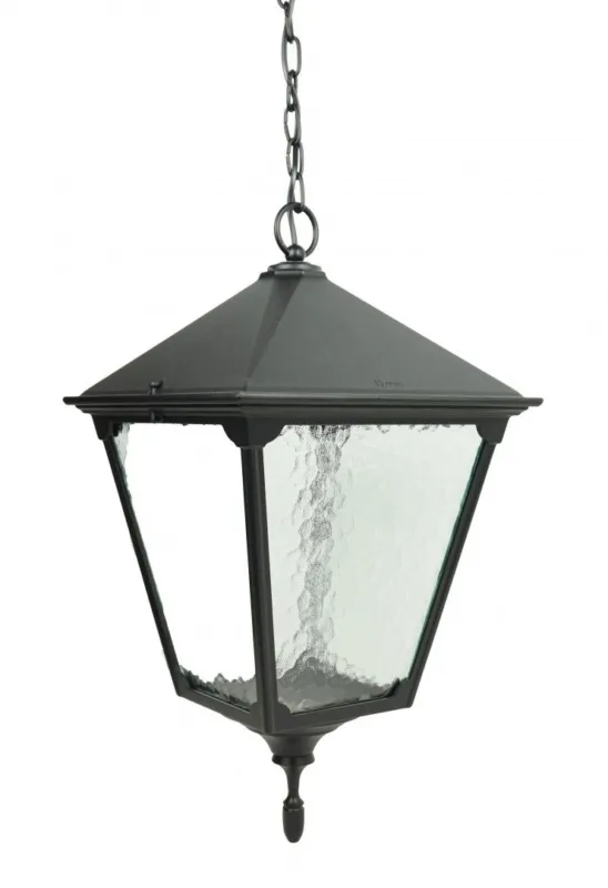 Lampa wisząca zewnętrzna Retro Maxi Kwadrat 100W IP43 czarna K 1018/1/BD KW Su-Ma Tylko dziś