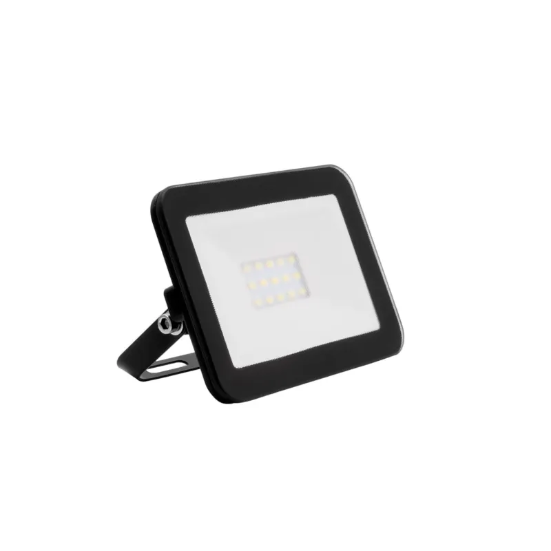Hit cenowy Naświetlacz LED 10W 6000K 120lm/W IP65 Slim Szklany Czarny Radikal FloodSlim 1000 lm