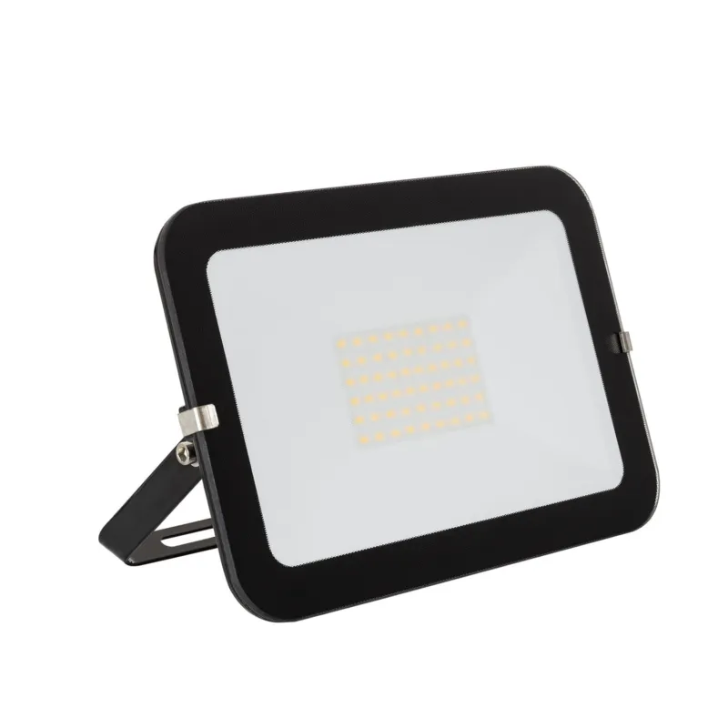 Dodaj do koszyka Naświetlacz LED 50W 3000K 120lm/W IP65 Slim Szklany Czarny Radikal FloodSlim 5000 lm