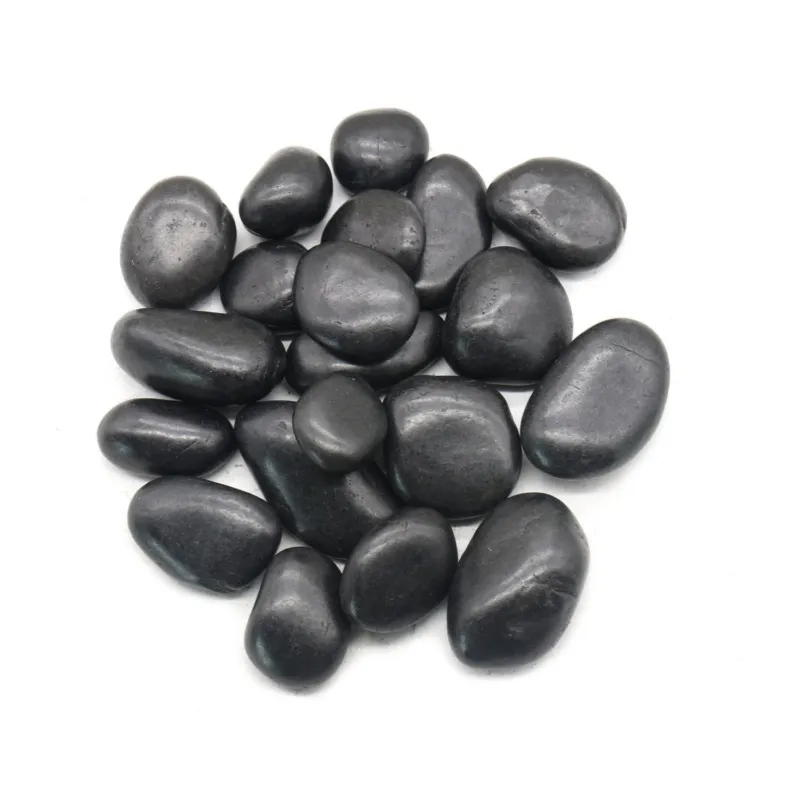 Oferta limitowana Kamień OTOCZAK 3-5 cm 5 kg polerowany czarny – King Home