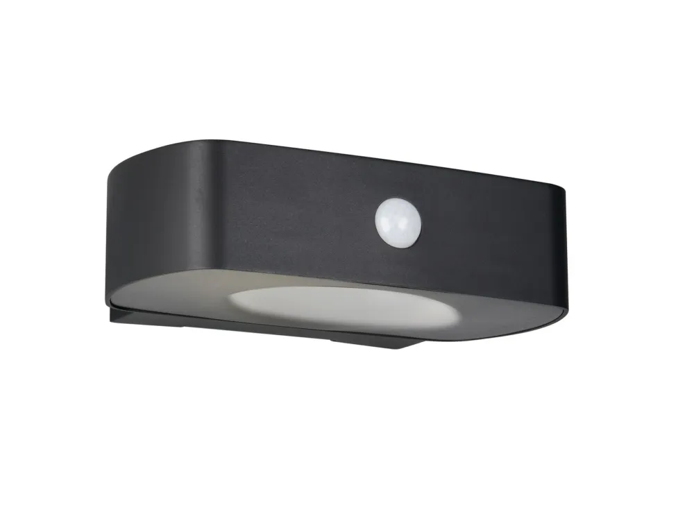 Ostatnie sztuki Kinkiet zewnętrzny Bilbao Hybrid czarny LED zintegrowany R23336202 - RL