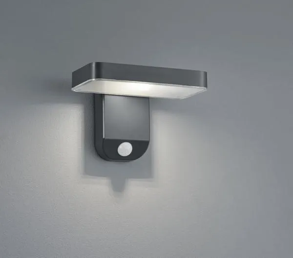 Niska cena Kinkiet zewnętrzny Esquel - Czujnik Ruchu - Solar antracyt LED zintegrowany R22261142 - RL