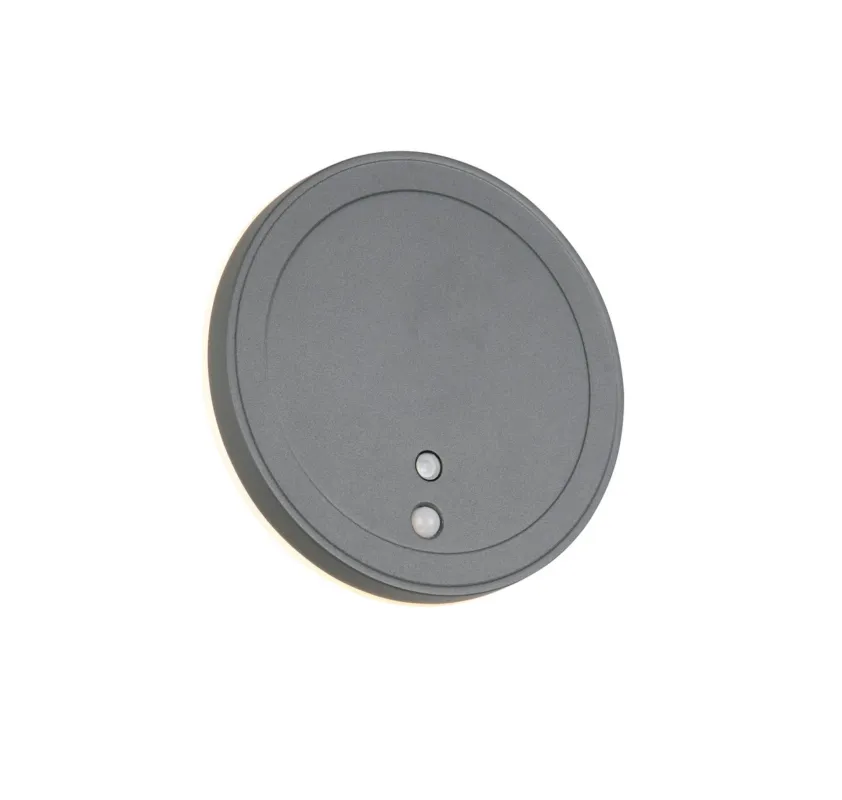 Oferta czasowa Kinkiet zewnętrzny Fortaleza - Czujnik Ruchu antracyt LED zintegrowany R23056142 - RL
