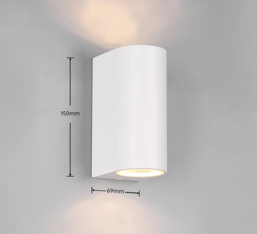 Kinkiet zewnętrzny Orvie Dl231204260 biały matowy GU10 - Trio Ograniczona ilość