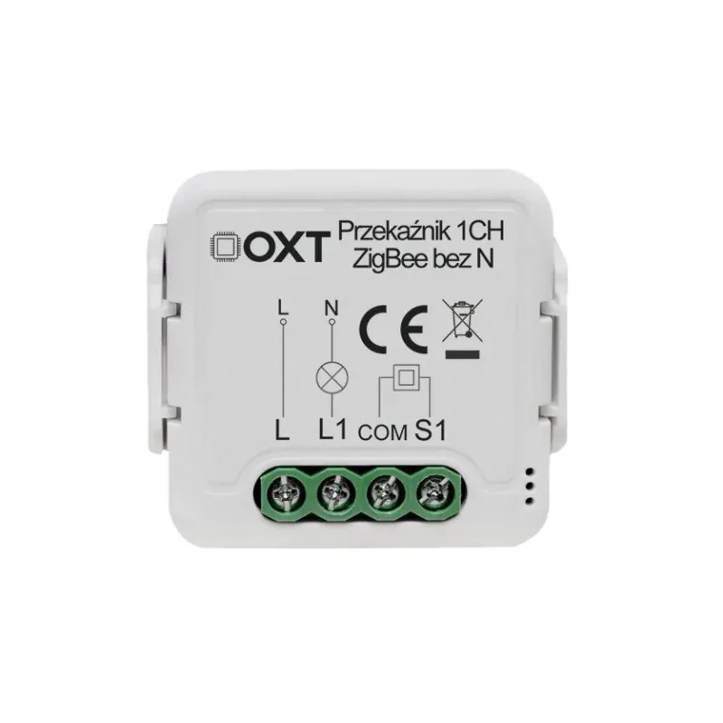 Ostatnie sztuki Przekaźnik Zigbee Oxt 1 Obwód Bez Żyły N Tuya