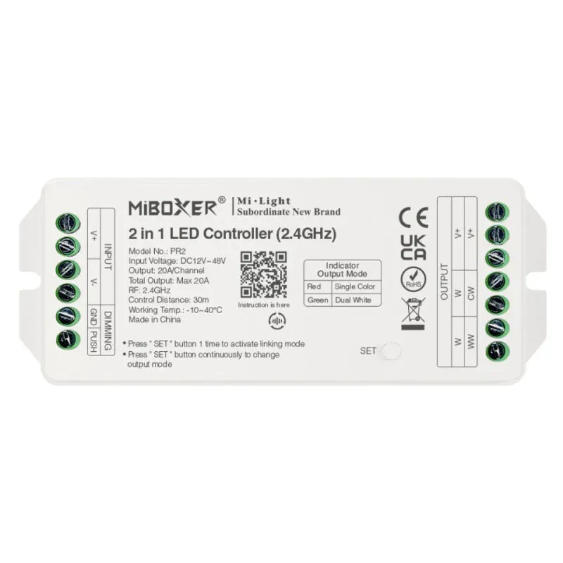 Mi-Light Sterownik PR2 Rf 2.4G 20A 2In1 Mono/Cct Kup online